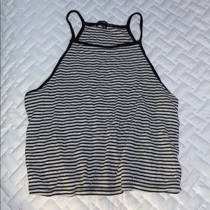 Basic stripped spaghetti strap top